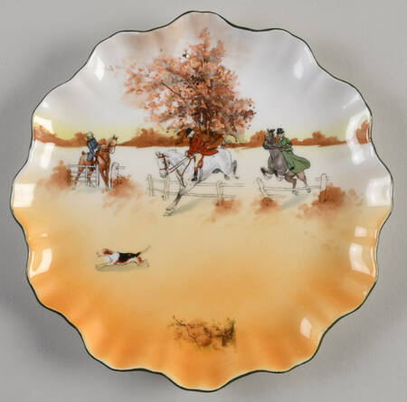 Hunting (John Peel, Bone) 8" Cookie Plate