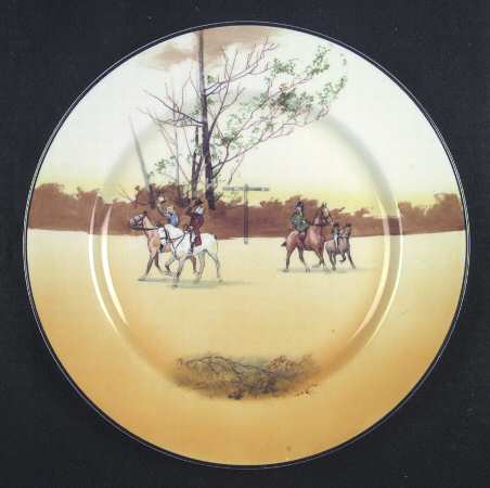 Hunting (John Peel, Bone) Dinner Plate