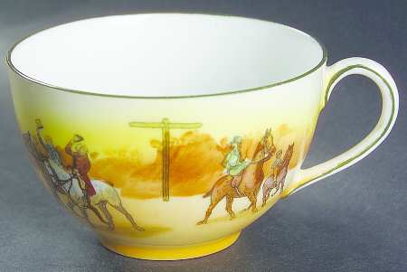 Hunting (John Peel, Bone) Flat Cup