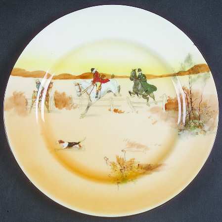Hunting (John Peel, Bone) Salad Plate