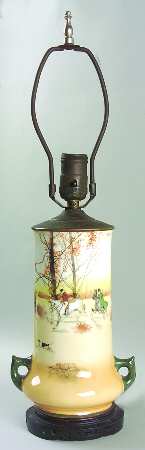 Hunting (John Peel, Bone) 18" Electric Lamp No Shade