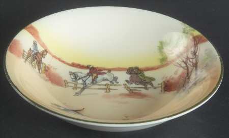 Hunting (John Peel, Bone) Fruit/Dessert (Sauce) Bowl