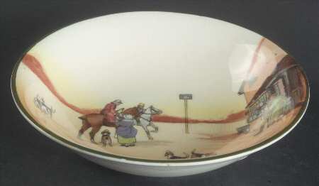 Hunting (John Peel, Bone) Fruit/Dessert (Sauce) Bowl