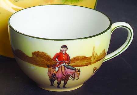 Hunting (John Peel, Bone) Flat Cup