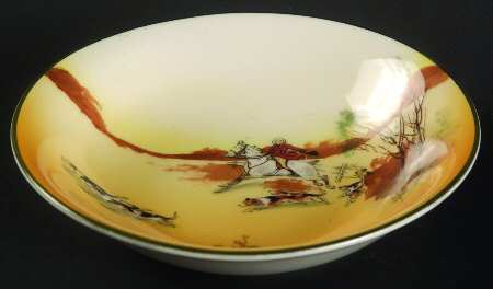 Hunting (John Peel, Bone) Fruit/Dessert (Sauce) Bowl