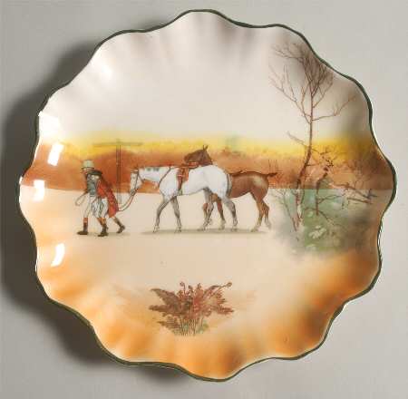 Hunting (John Peel, Bone) 8" Cookie Plate