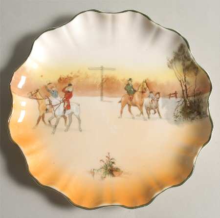Hunting (John Peel, Bone) 8" Cookie Plate