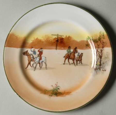 Hunting (John Peel, Bone) Bread & Butter Plate