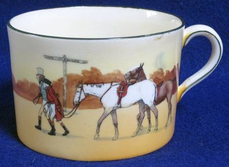 Hunting (John Peel, Bone) Flat Cup