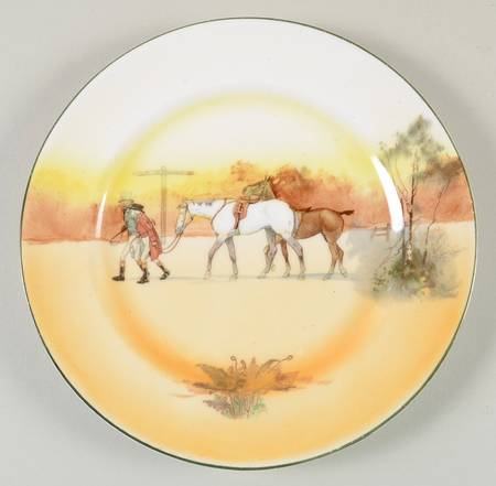 Hunting (John Peel, Bone) Salad Plate