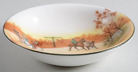 Hunting (John Peel, Bone) Fruit/Dessert (Sauce) Bowl