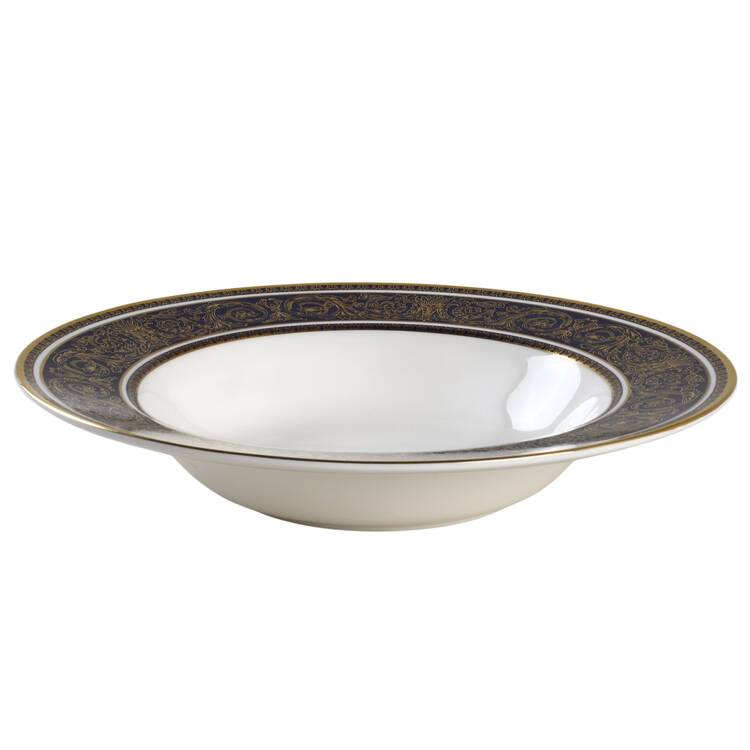Imperial Blue Large Rim Soup Bowl