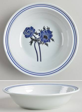 Indigo Rim Soup Bowl