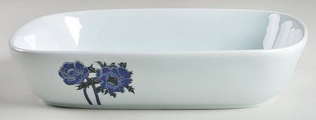 Indigo 10" Rectangular Baker