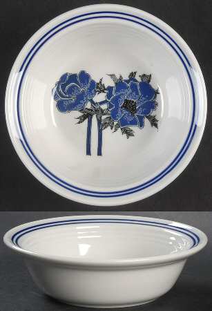 Indigo Rim Fruit/Dessert (Sauce) Bowl