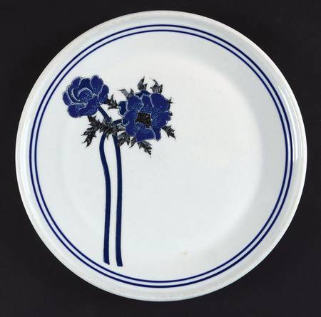 Indigo Salad Plate