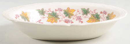 Indian Summer 9" Oval Vegetable Bowl