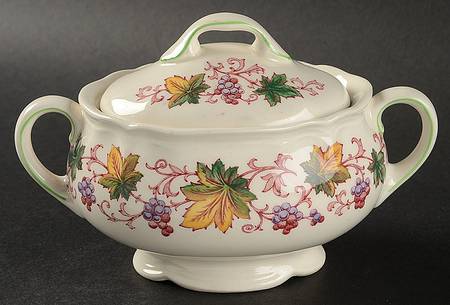 Indian Summer Sugar Bowl & Lid