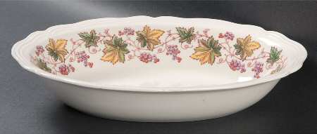 Indian Summer 10" Oval Vegetable Bowl