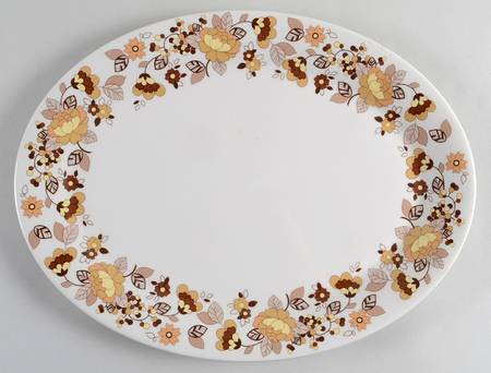 Indian Summer 16" Oval Serving Platter
