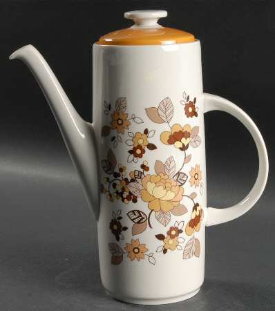Indian Summer Coffee Pot & Lid