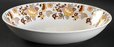 Indian Summer 9" Oval Vegetable Bowl
