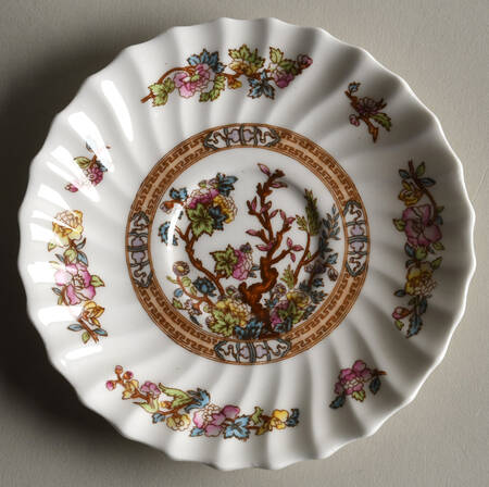 Indian Tree Saucer for Demitasse Cup