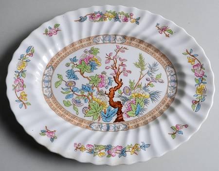 Indian Tree 12" Oval Serving Platter by Royal Doulton