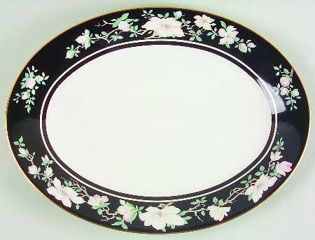 Intrigue 13" Oval Serving Platter