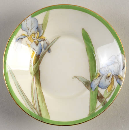 Iris Saucer for Demitasse Cup