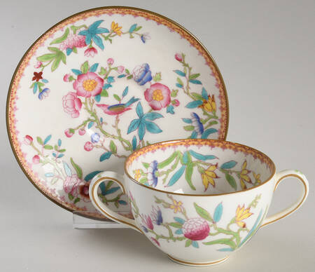 Ito (Smooth) Flat Bouillon Cup & Saucer