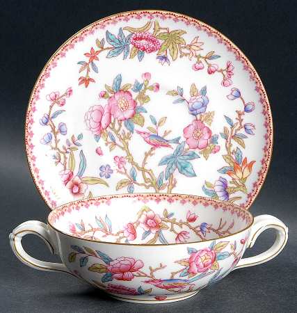 Ito (Smooth) Flat Cream Soup Bowl & Saucer Set
