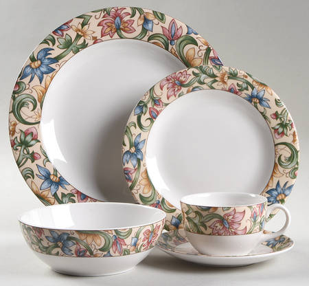 Jacobean 5 Piece Place Setting