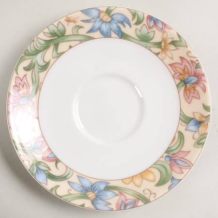 Jacobean Saucer for Flat Cup