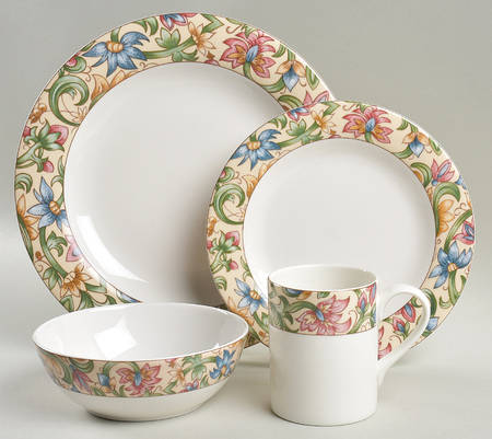 Jacobean 4 Piece Place Setting