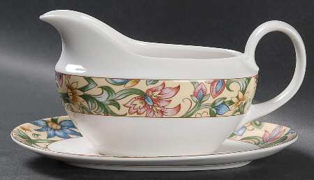 Jacobean Gravy Boat & Underplate