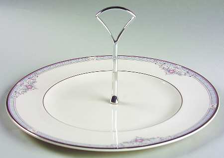 Jillian Round Serving Plate with Handle (DP)