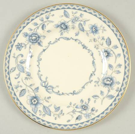 Josephine (Smooth, Gold Trim) Salad Plate