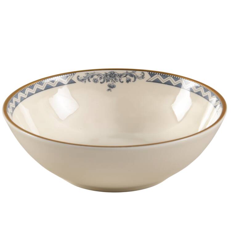 Josephine (Smooth, Gold Trim) Fruit/Dessert (Sauce) Bowl
