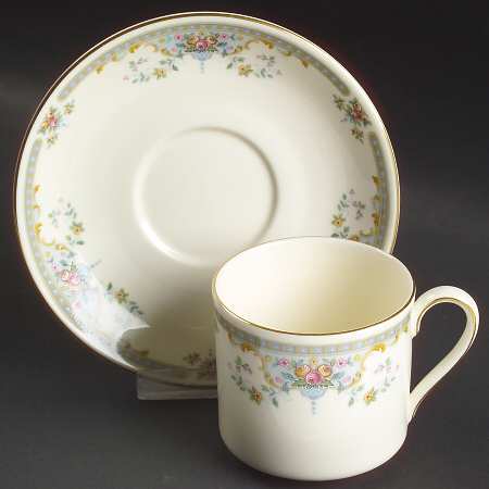 Juliet Flat Demitasse Cup & Saucer Set