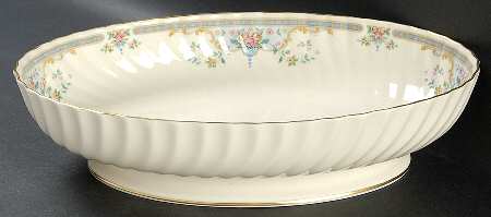 Juliet Large Footed Oval Bowl by Royal Doulton