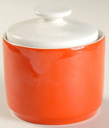Prisma Riot Red Sugar Bowl & Lid