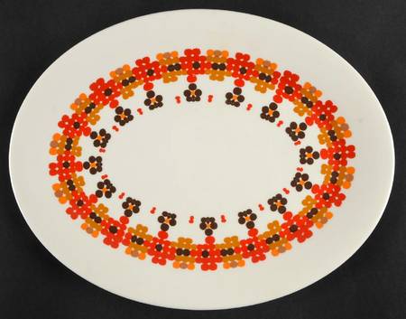 Kaleidoscope 13" Oval Serving Platter