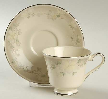 Kathleen Footed Cup & Saucer Set
