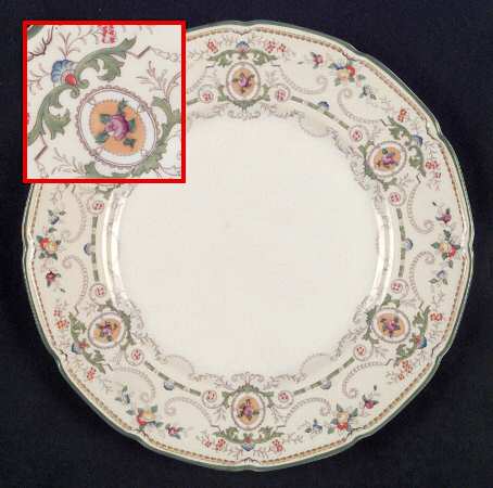 The Kendal (No Scene Center) Luncheon Plate