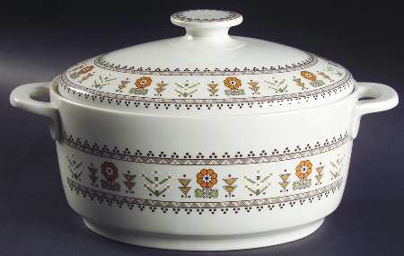 Kimberley 2 Quart Oval Covered Casserole