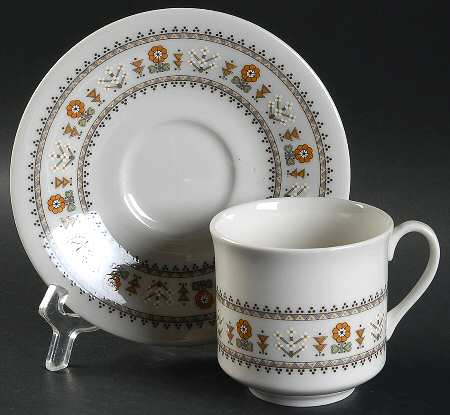 Kimberley Flat Cup & Saucer Set