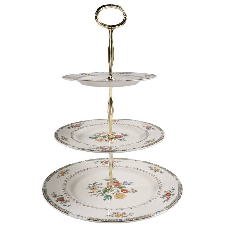 Kingswood 13 7/8"-14 1/4" 3-Tiered Serving Tray(DP,SP,BB) HC