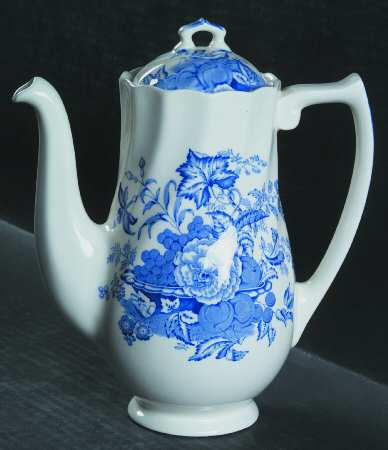 The Kirkwood Blue Coffee Pot & Lid