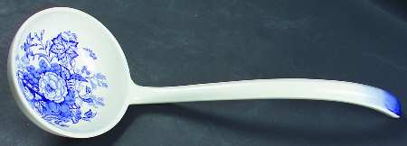 The Kirkwood Blue Tureen Ladle